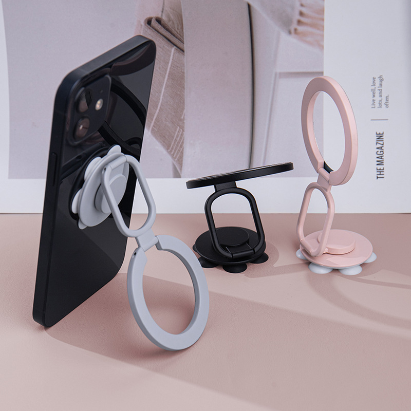 magsafe double-sided magnetic phone stand Metal desktop stand alloy thin shape