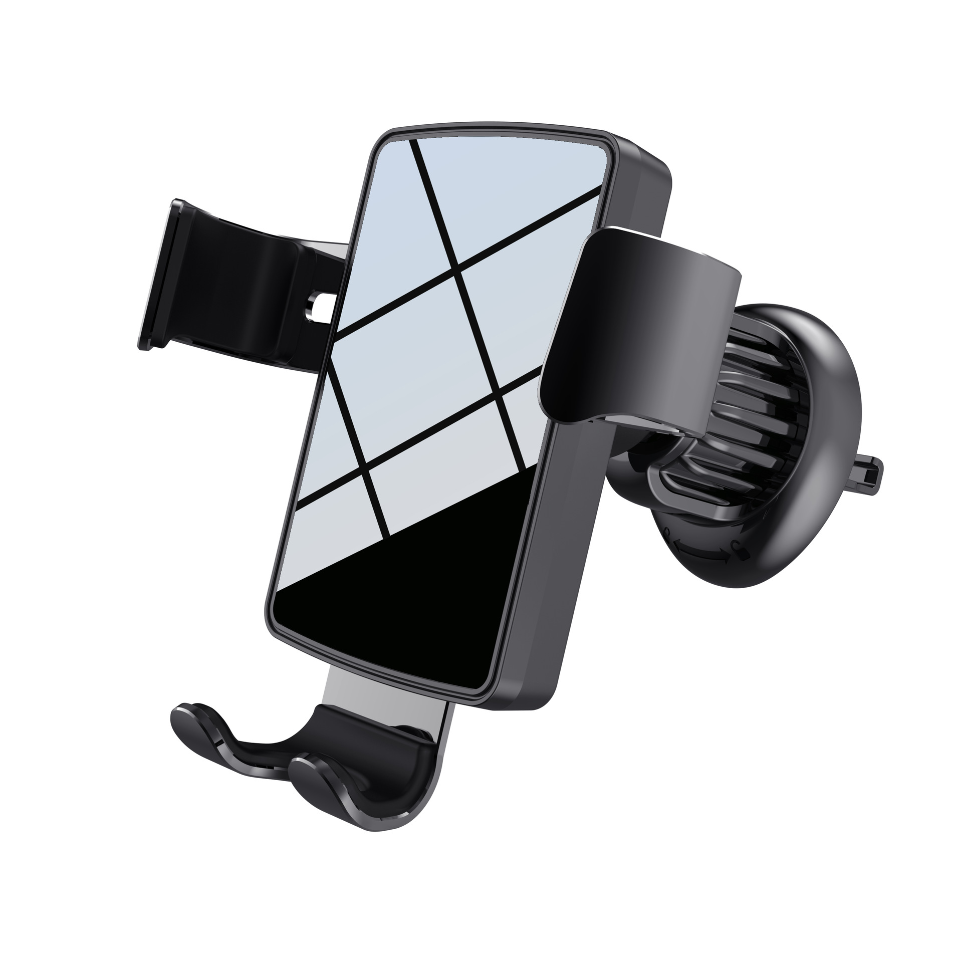 Car air vent mount alloy bracket gravity navigation mount aluminum alloy gravity bracket