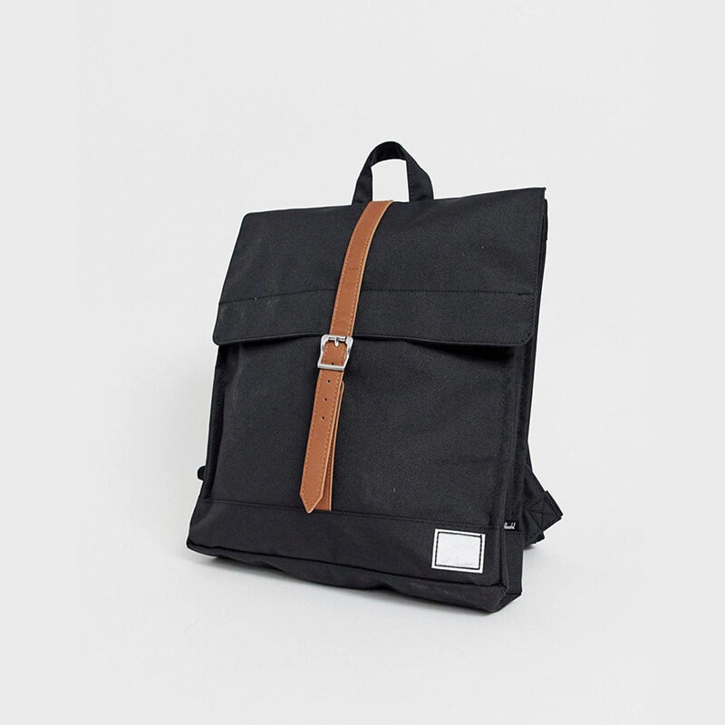 Black Flap Backpack