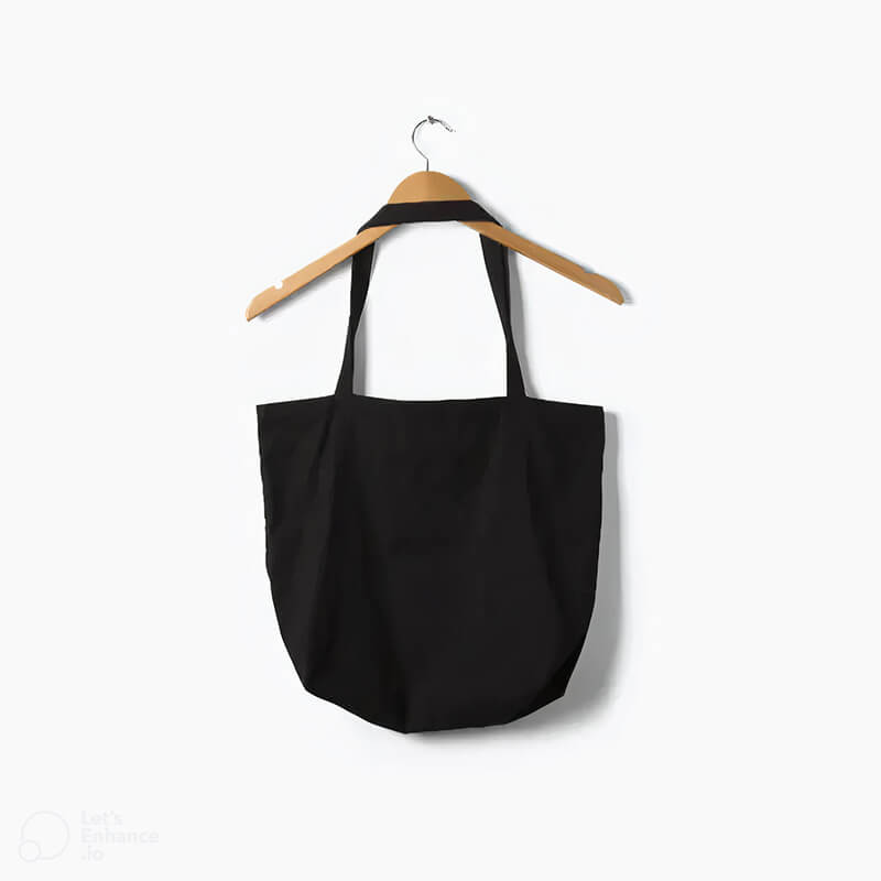 Black Canvas Tote Bag